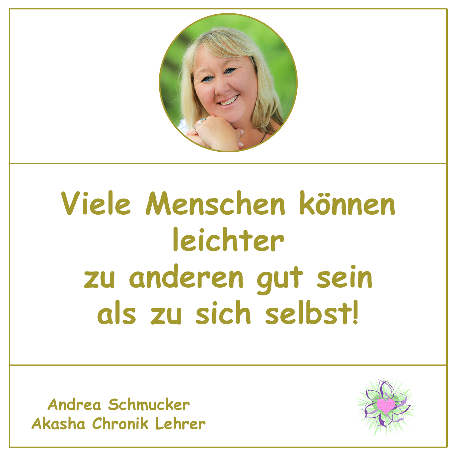 Gut sein zu sich selbst